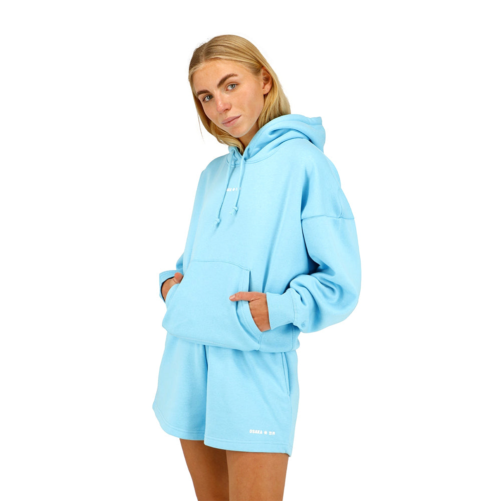 Sudadera con capucha Osaka para mujer | Topacio azul
