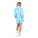 Sudadera con capucha Osaka para mujer | Topacio azul