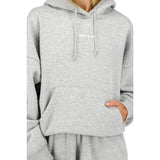 Sudadera con capucha Osaka para mujer | Gris jaspeado