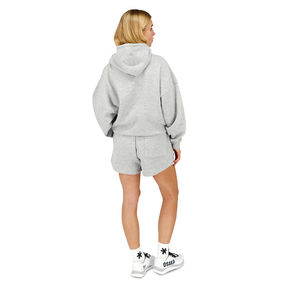 Sudadera con capucha Osaka para mujer | Gris jaspeado