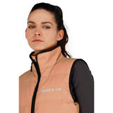 Osaka Women Padded Gilet | Peach