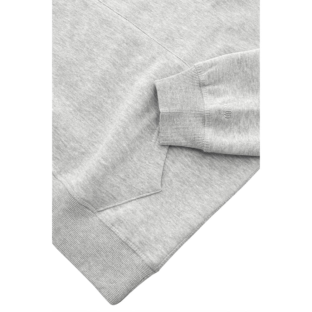 Sudadera con capucha unisex Osaka básica | Gris jaspeado
