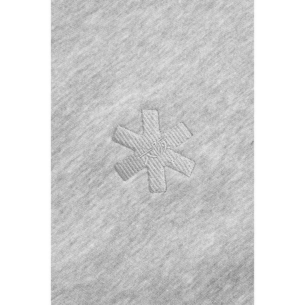 Sudadera con capucha unisex Osaka básica | Gris jaspeado