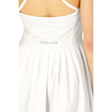 Osaka Women Pleated Tech Dress | White