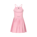 Osaka Women Pleated Tech Dress | Fondant Pink
