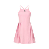 Osaka Women Pleated Tech Dress | Fondant Pink