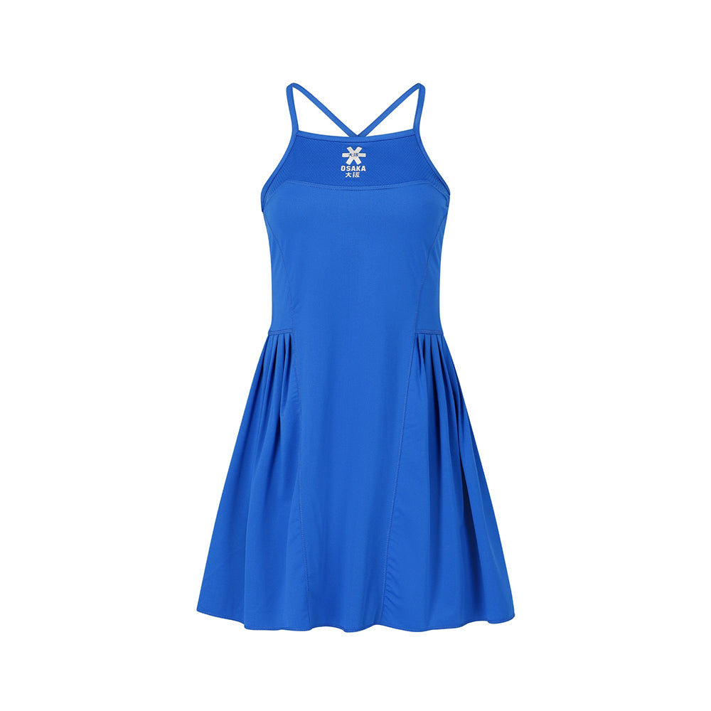 Osaka Women Pleated Tech Dress | Princess Blue