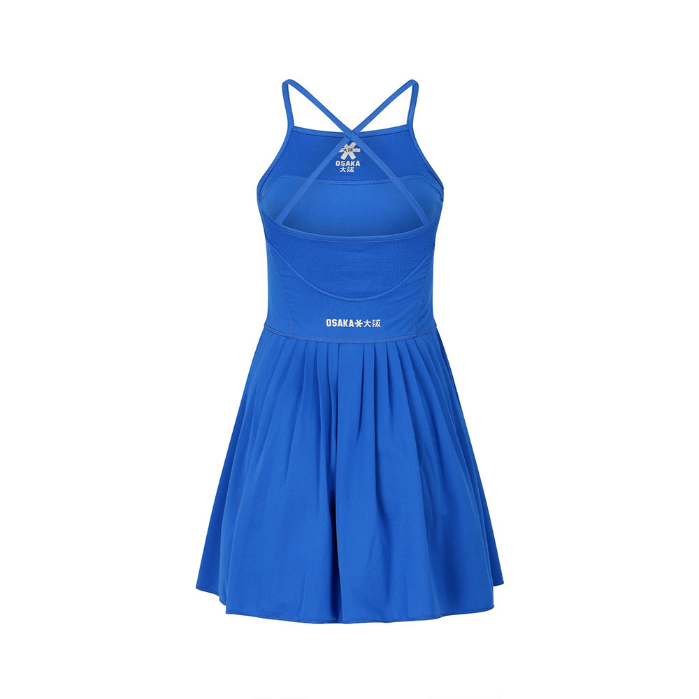 Osaka Women Pleated Tech Dress | Princess Blue
