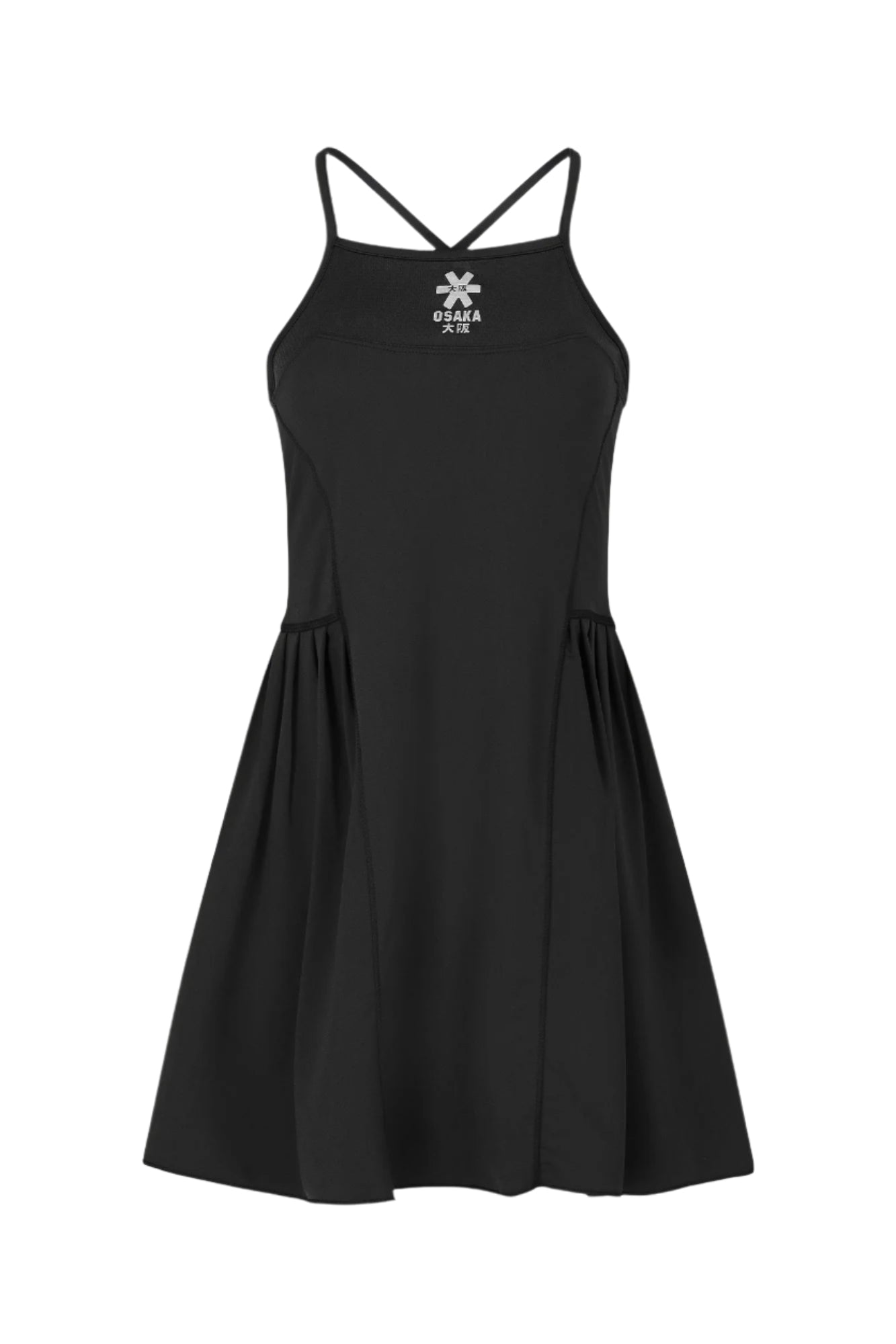 Osaka Women Pleated Tech Dress | Black