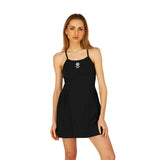 Osaka Women Pleated Tech Dress | Black