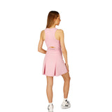 Vestido con vuelo Osaka para mujer | Rosa fondant