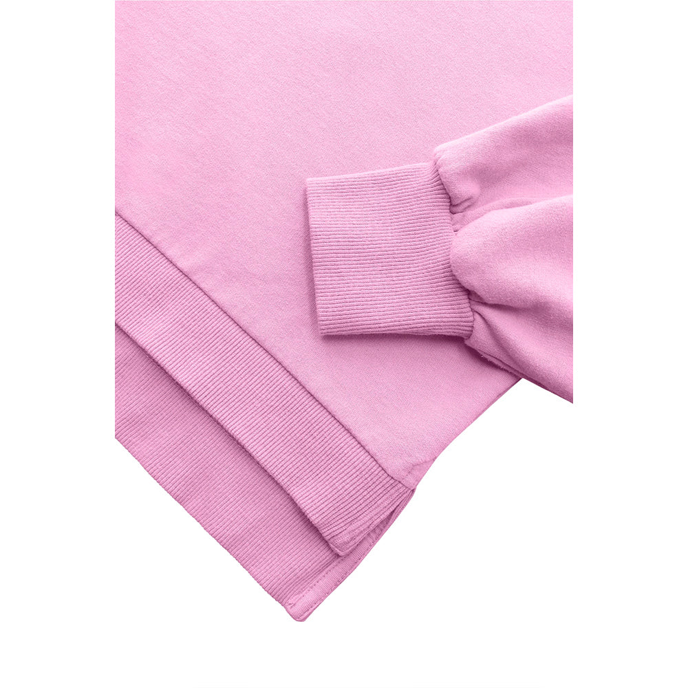 Osaka Women Cropped Sweater | Begonia Pink