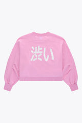 Osaka Women Cropped Sweater | Begonia Pink