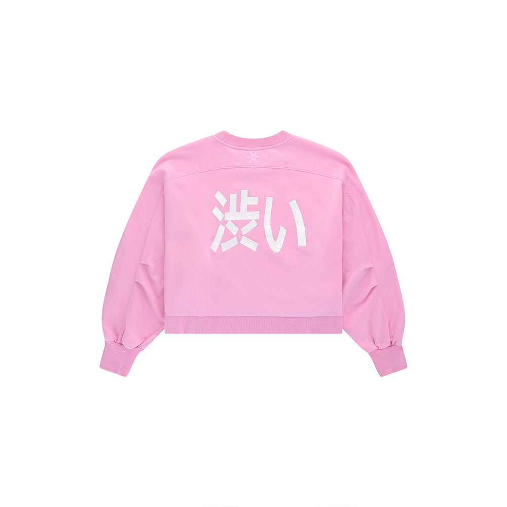 Osaka Women Cropped Sweater | Begonia Pink