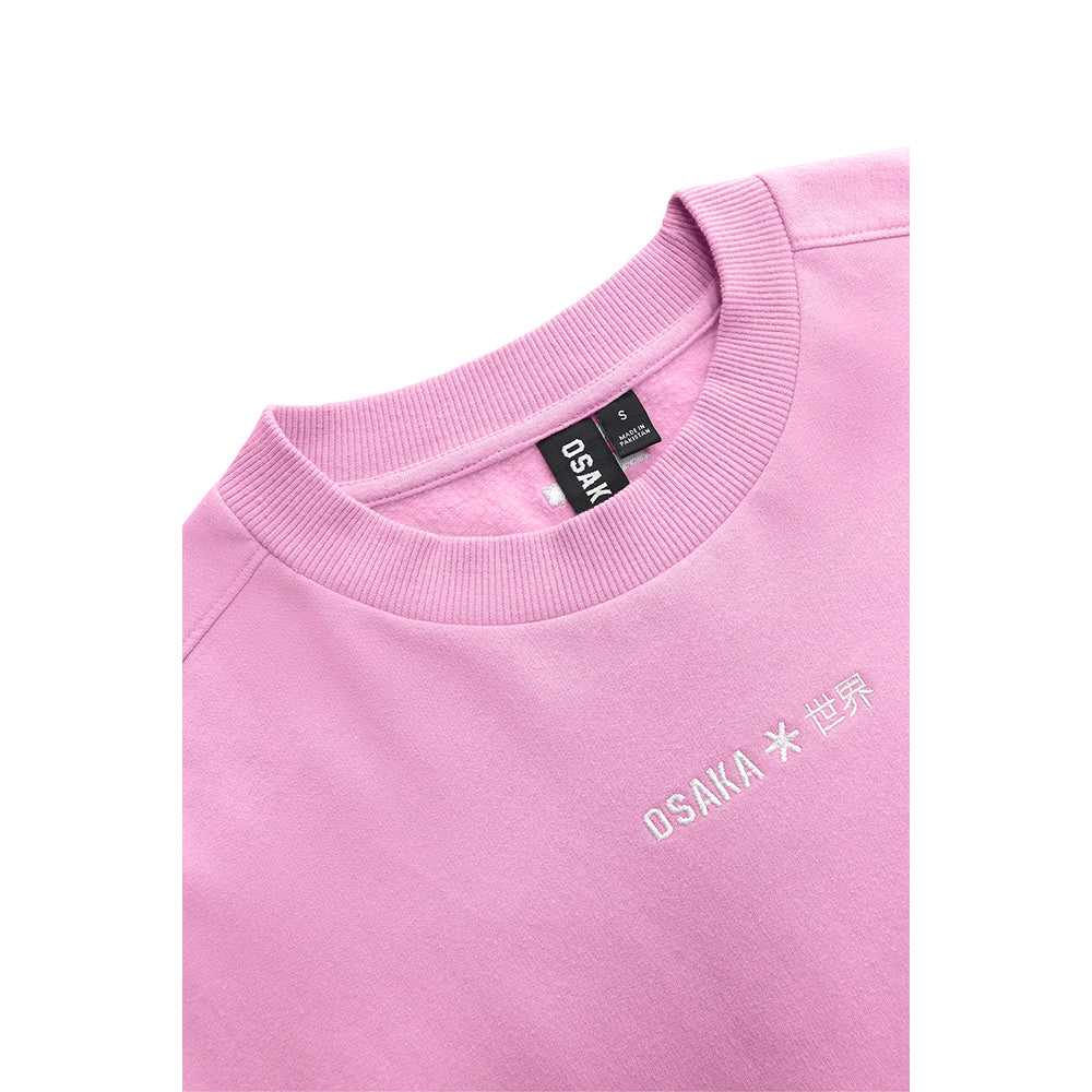 Osaka Women Cropped Sweater | Begonia Pink