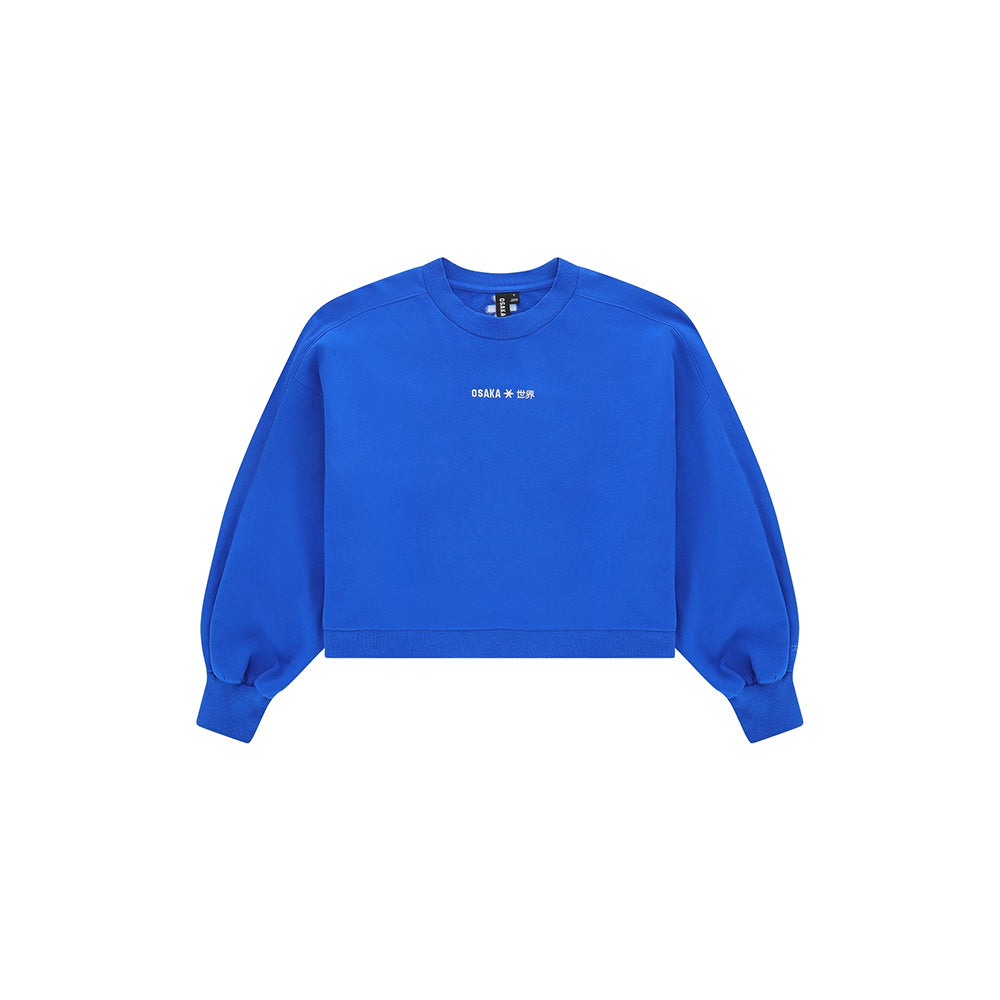 Osaka Women Cropped Sweater | Princess Blue