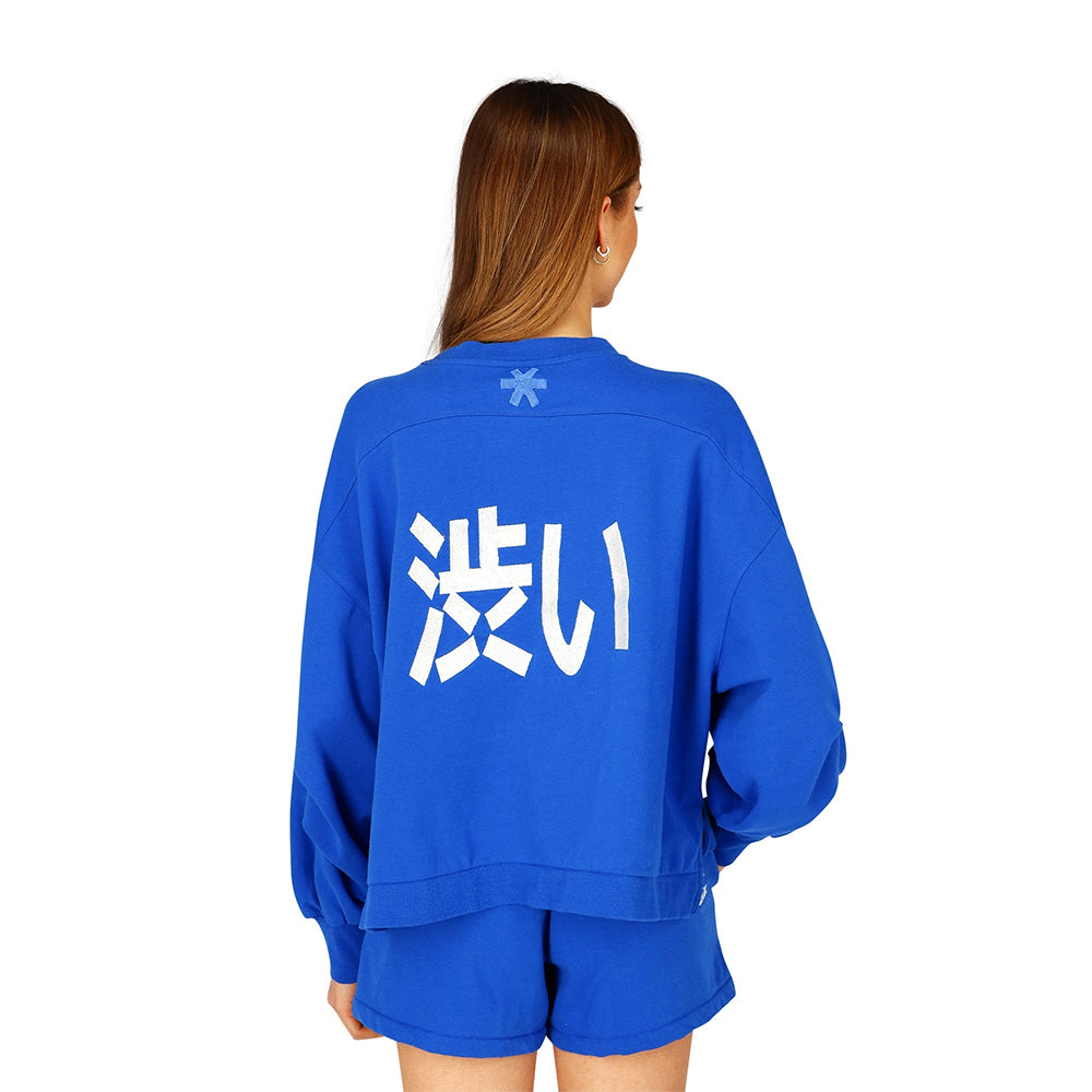 Osaka Women Cropped Sweater | Princess Blue
