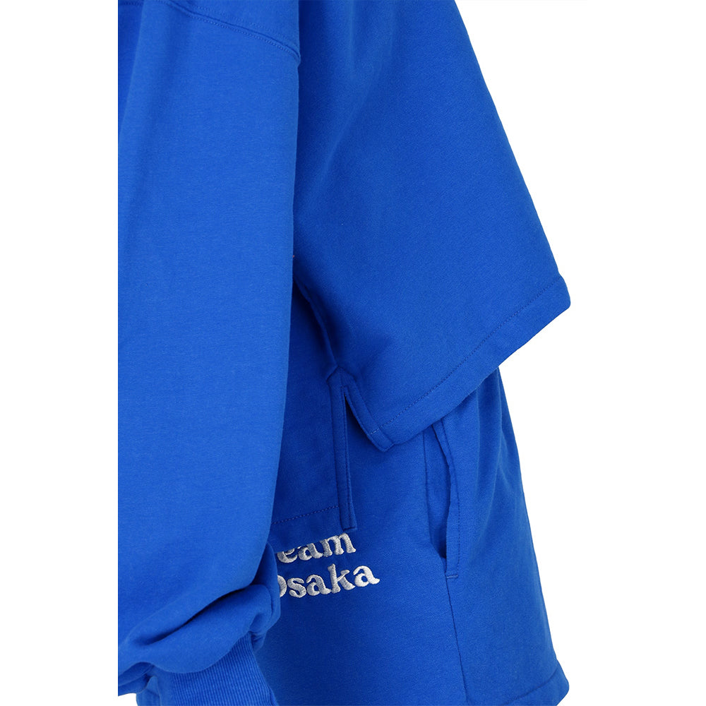 Osaka Women Cropped Hoodie | Princess Blue