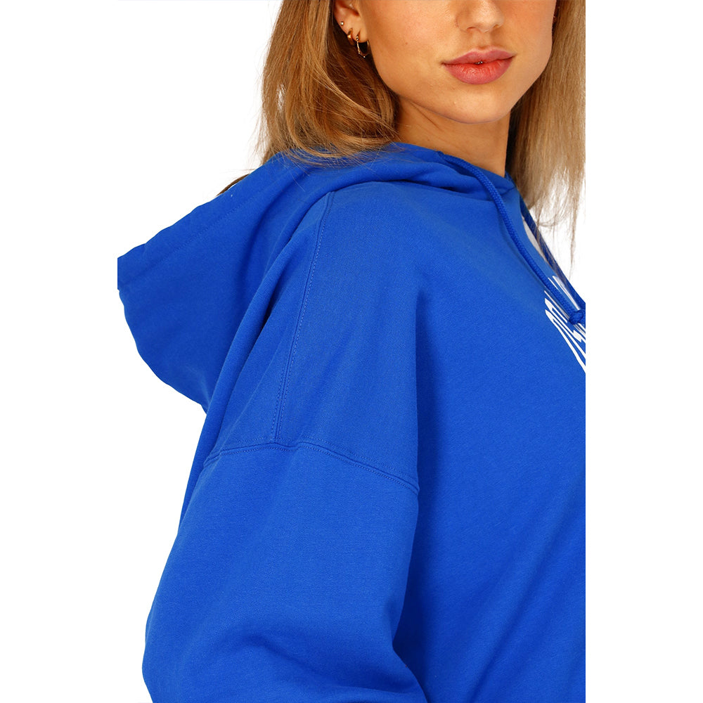 Osaka Women Cropped Hoodie | Princess Blue