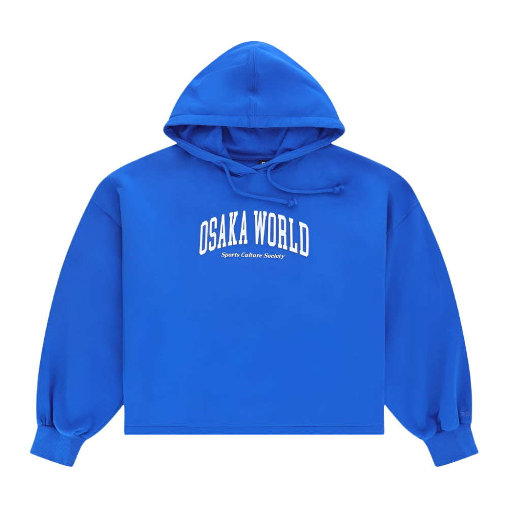 Osaka Women Cropped Hoodie | Princess Blue