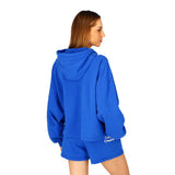 Osaka Women Cropped Hoodie | Princess Blue