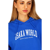 Osaka Women Cropped Hoodie | Princess Blue