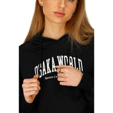 Osaka Women Cropped Hoodie | Black
