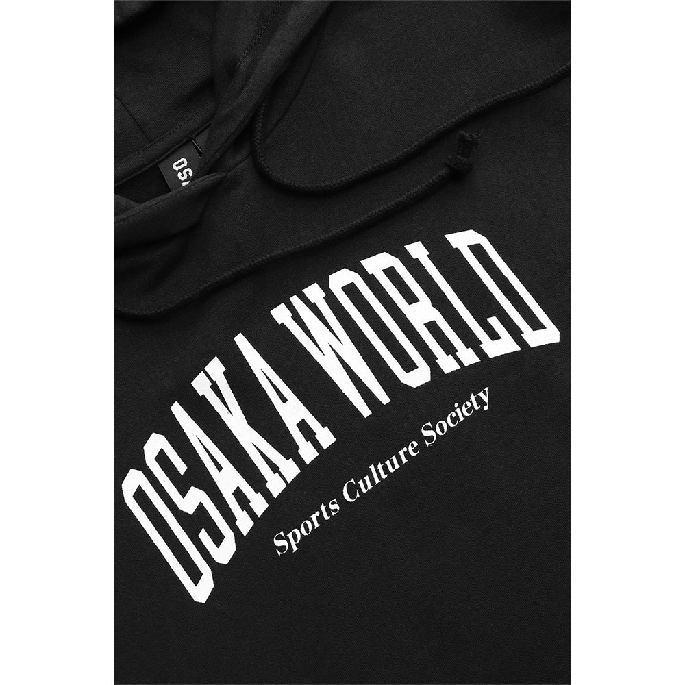 Osaka Women Cropped Hoodie | Black