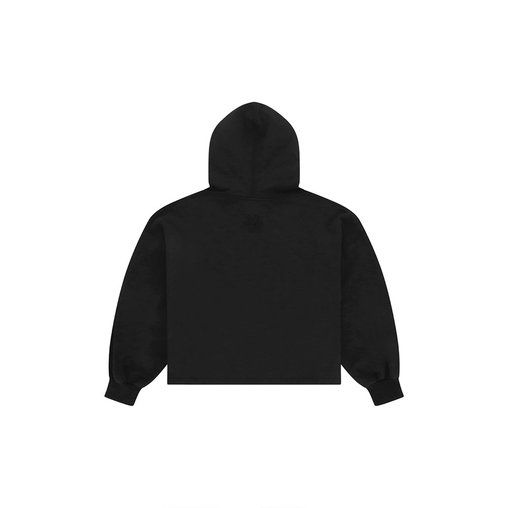 Osaka Women Cropped Hoodie | Black