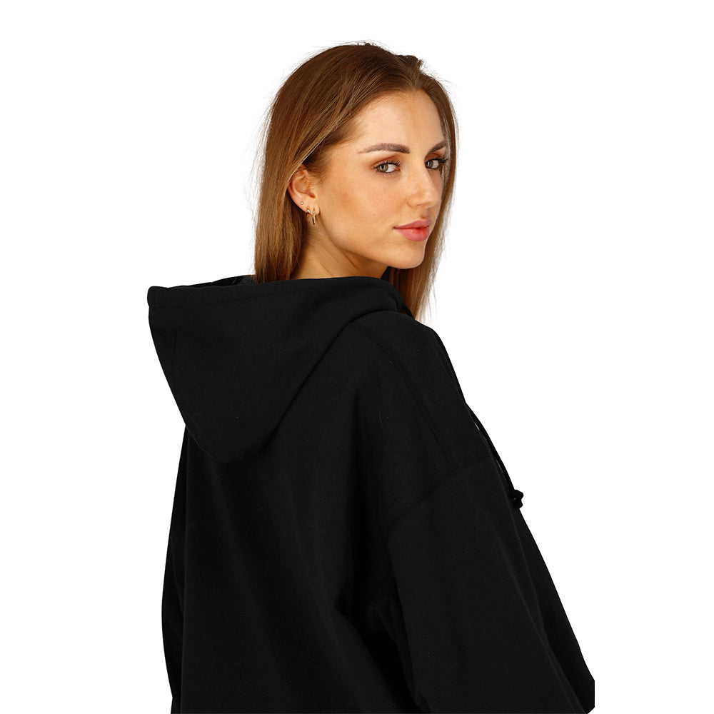 Osaka Women Cropped Hoodie | Black