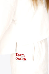 Osaka Women Cropped Hoodie | White
