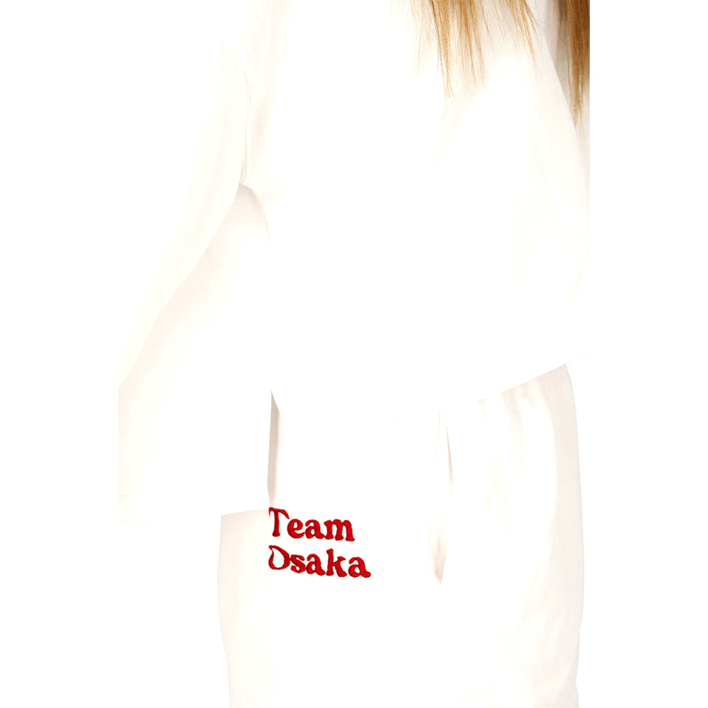 Osaka Women Cropped Hoodie | White