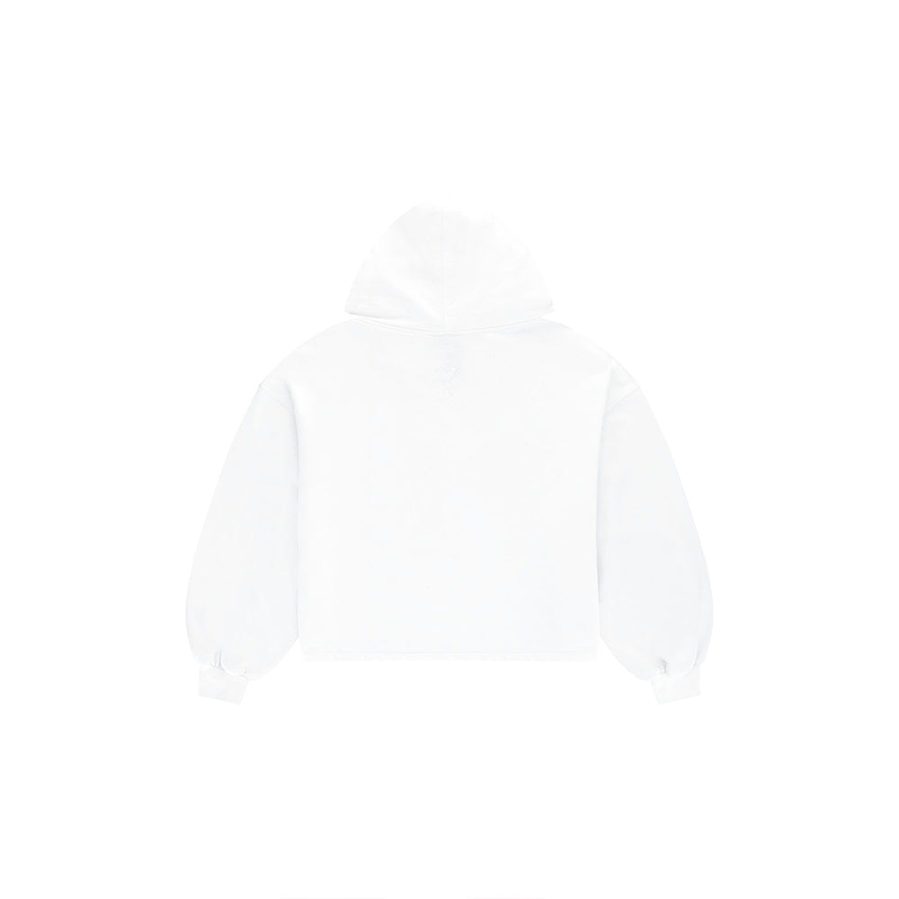 Osaka Women Cropped Hoodie | White