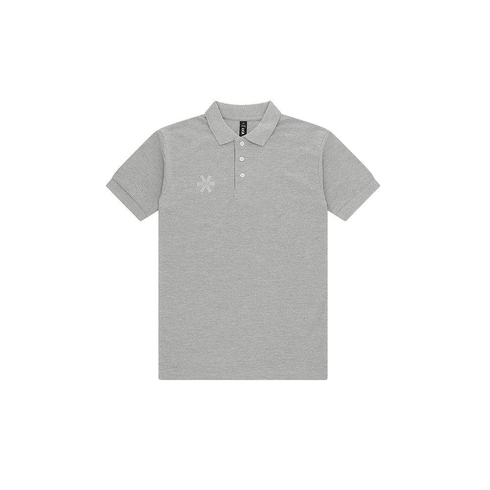 Polo básico unisex Osaka | Gris jaspeado