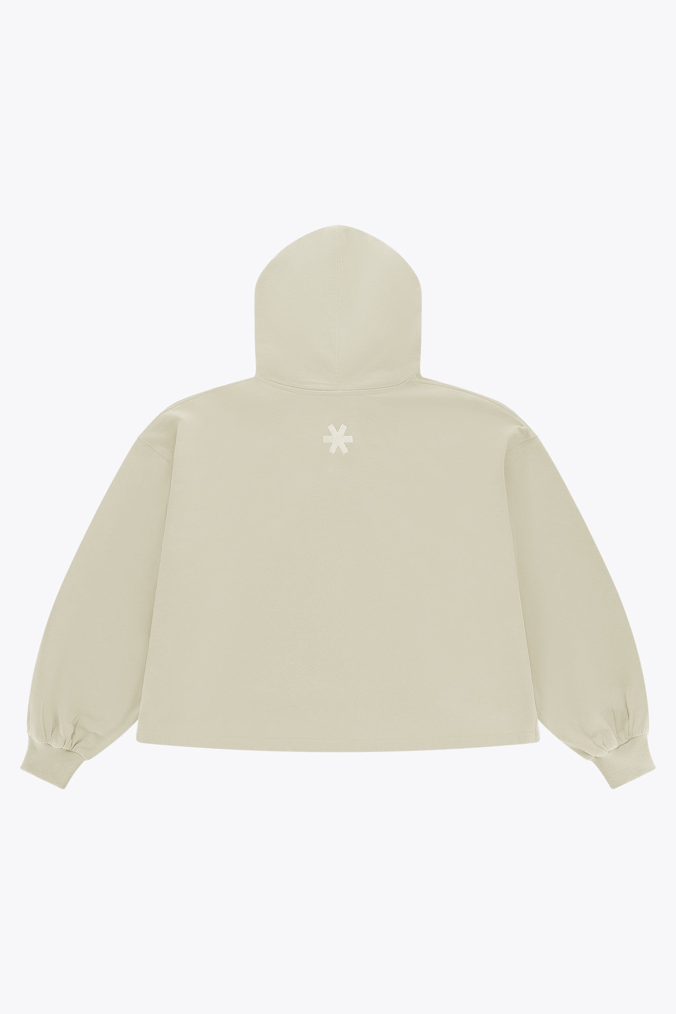 Osaka Women Cropped Hoodie - Logo | Warm Grey