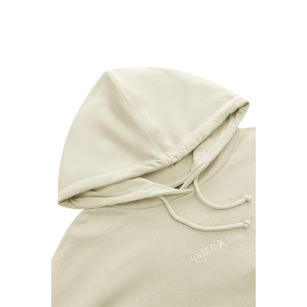 Osaka Women Cropped Hoodie | Warm Grey