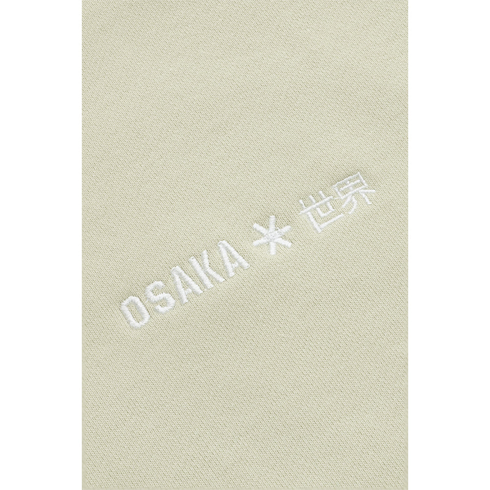 Osaka Women Cropped Half Zip Sweater | Warm Grey