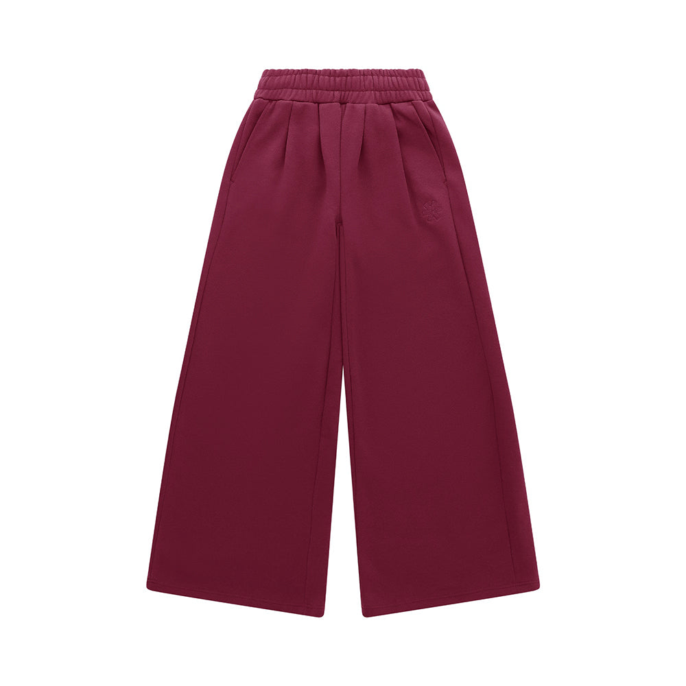 Osaka Women Sweatpants Wide Leg | Cherry Lacquer
