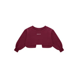 Osaka Women Crossed Back Sweater | Cherry Lacquer
