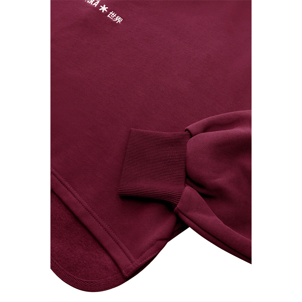 Osaka Women Crossed Back Sweater | Cherry Lacquer