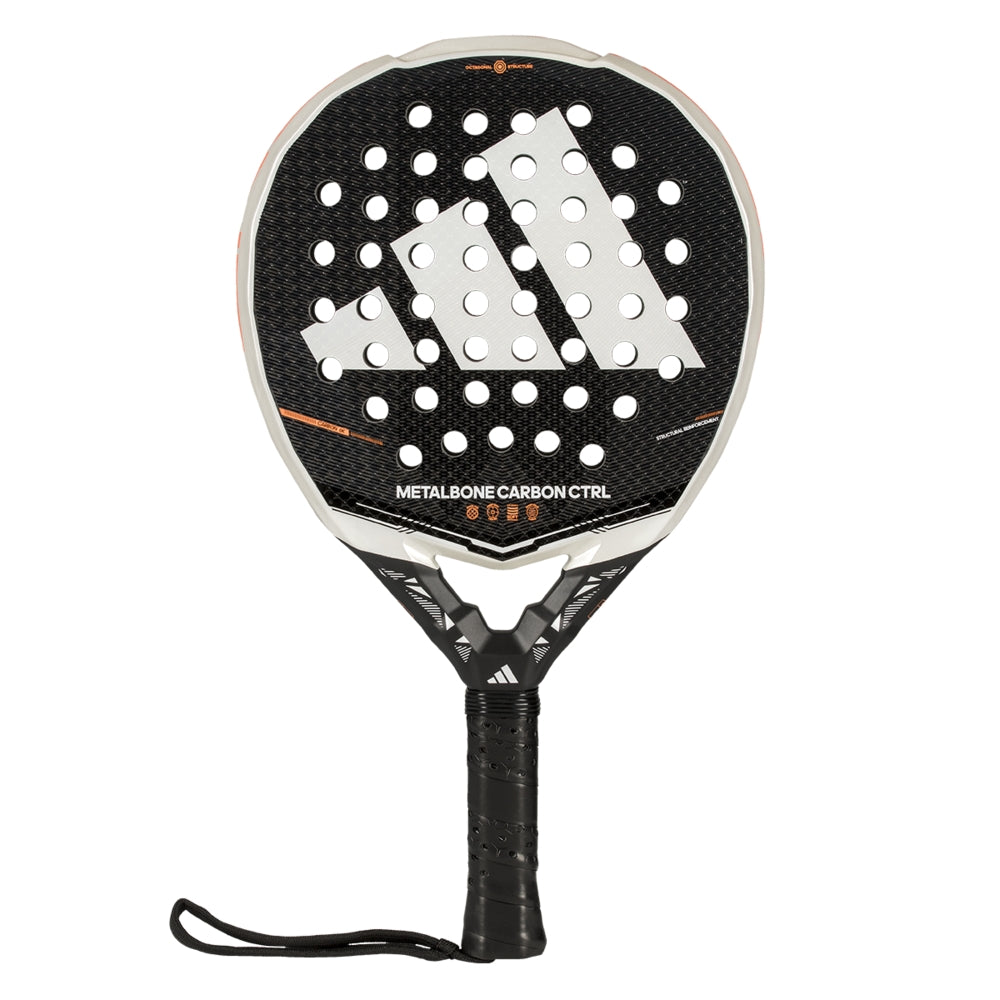 Adidas Metalbone Carbon CTRL 2026 padel racket — control-focused carbon response