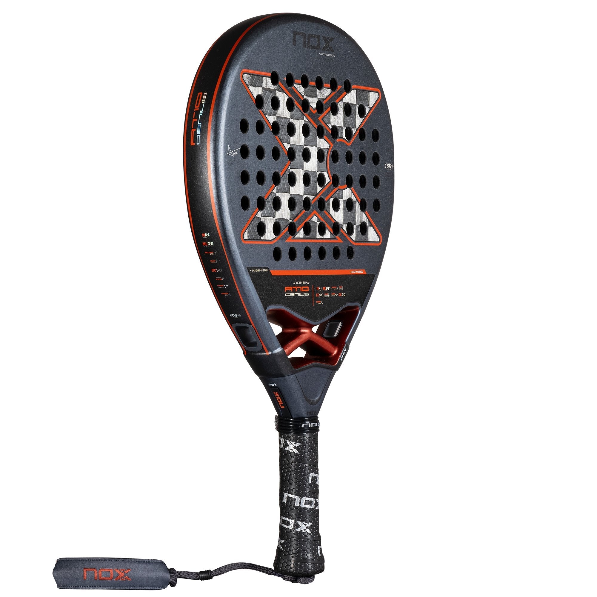 Nox Padel Racket AT10 Genius 18K Alum 25 – Racket Central