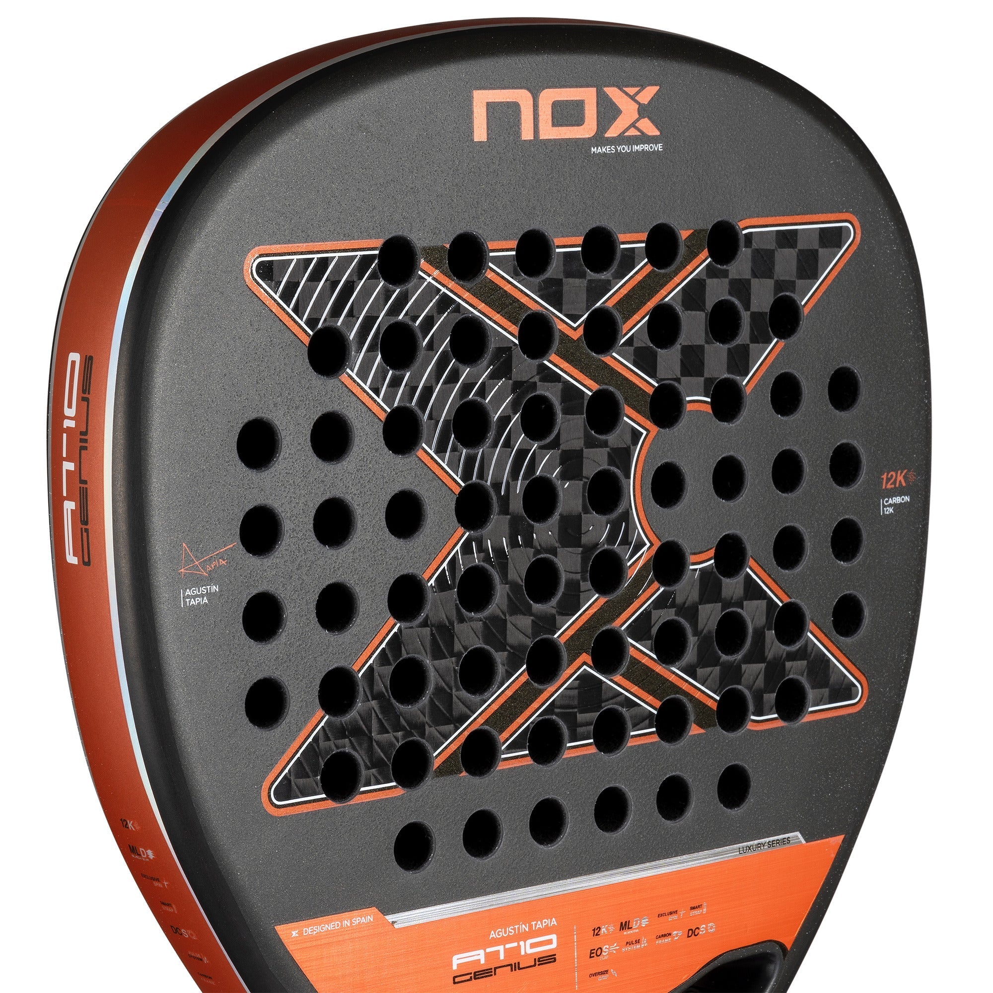 Nox Padel Racket AT10 Genius Attack 12K 25 – Racket Central