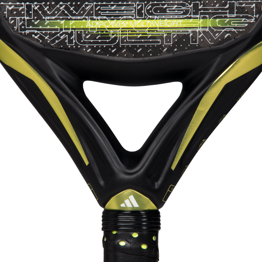 Adidas Padel Racket Adipower Multiweight 3.3 Black & Yellow detail