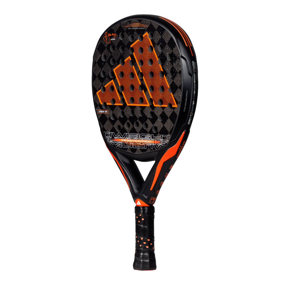 Adidas Padel Racket Adipower Multiweight CTRL 3.3 Black Orange - Adjustable Weight for Personalized Performance