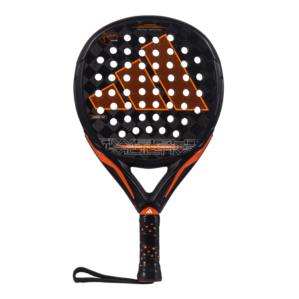 Adidas Padel Racket Adipower Multiweight CTRL 3.3 Black Orange - Adjustable Weight for Personalized Performance