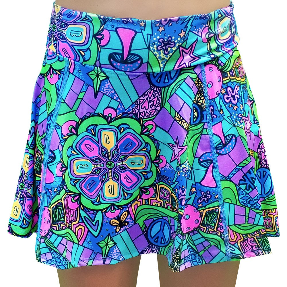 Picckleball Bella Aline Skort Groovy