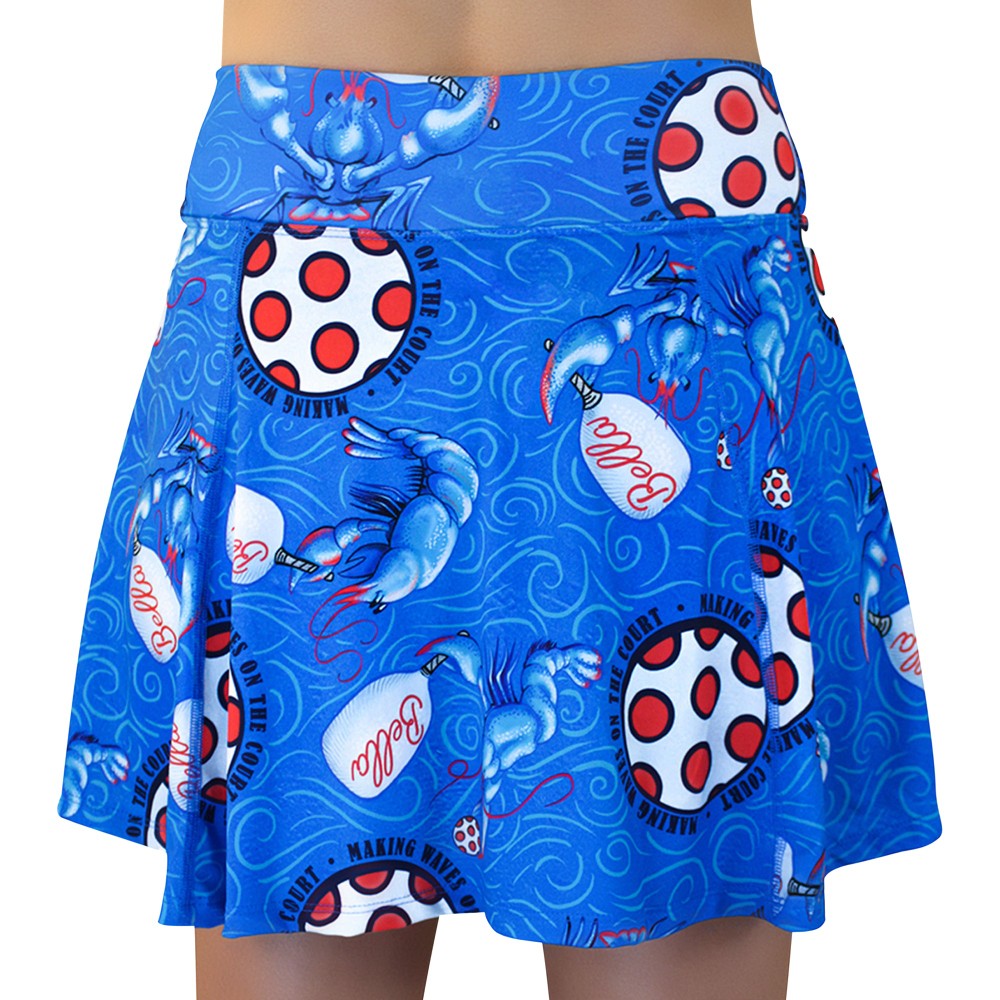 Falda pantalón Bella Aline de Picckleball, Monstruo Langosta