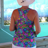 Camiseta de tirantes estilo nadador Bella de pádel Groovy
