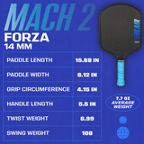 Volair Pickleball Paddle Mach 2 Forza